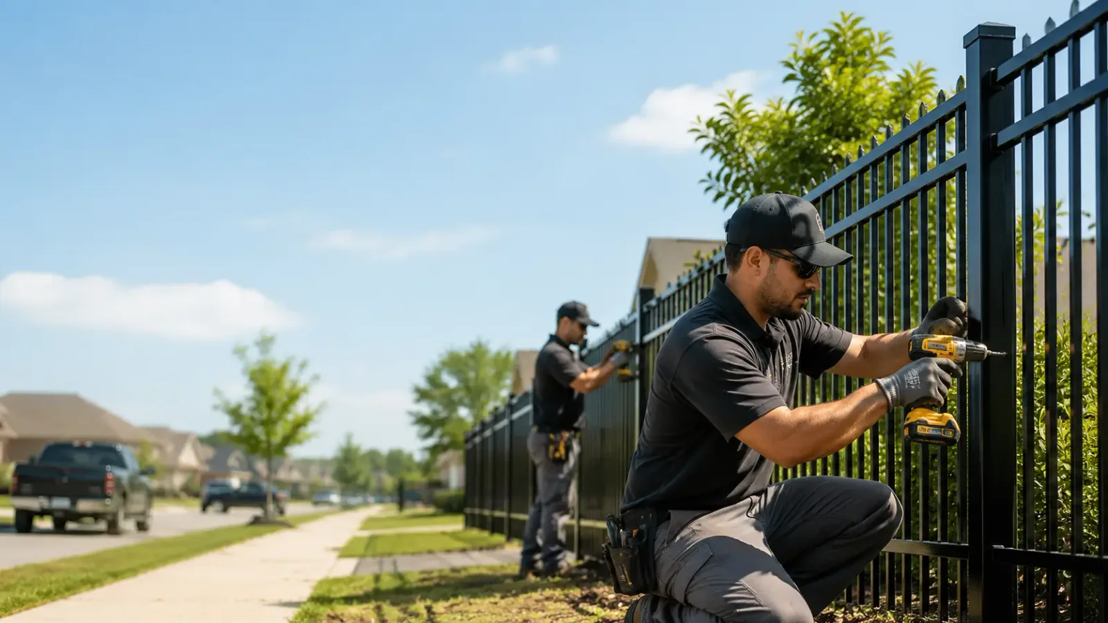 Metal Fence Installation in Grant, LA